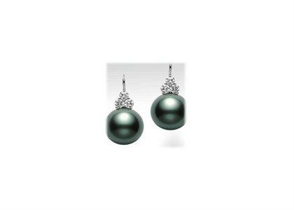 White Gold Plated | Pearl Set Stud Earrings